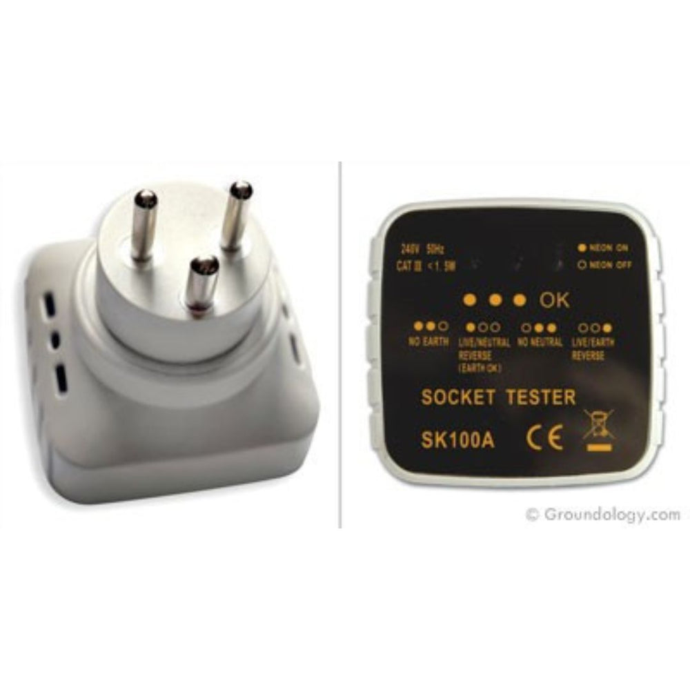 Earthing Socket tester for Danish outlets