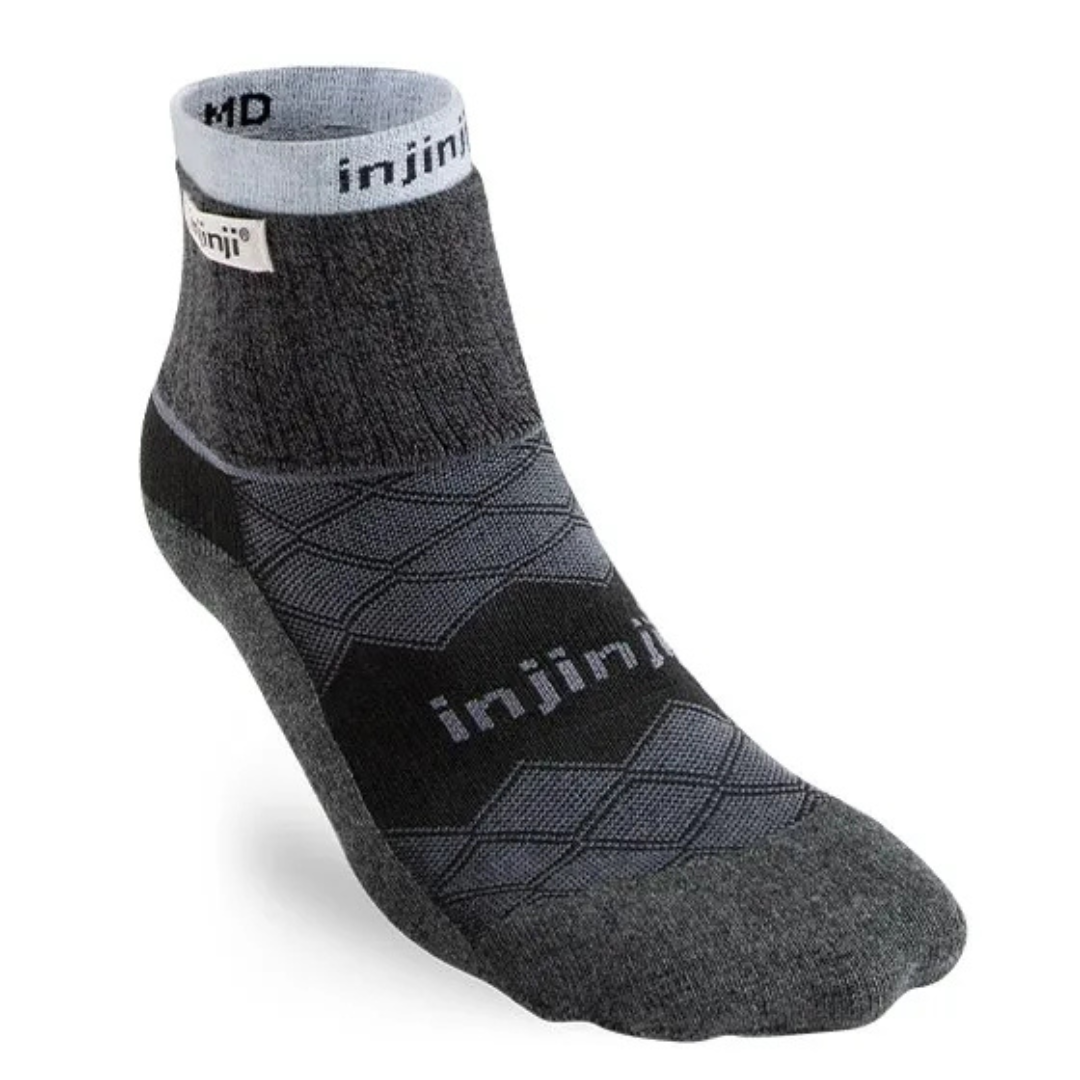 Injinji Liner + Runner Tå-sokker Sort (Mini Crew)