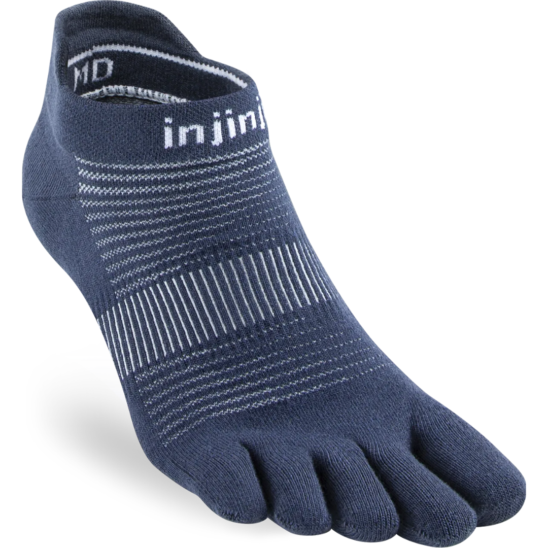 Injinji RUN Lightweight (Ultra-Thin) Tå-sokker Navy (No show)