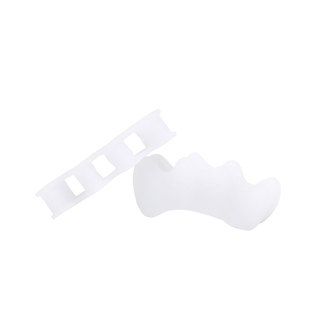 Separadores de dedos - Protección de silicona para Hallux valgus (2 uds. talla única)