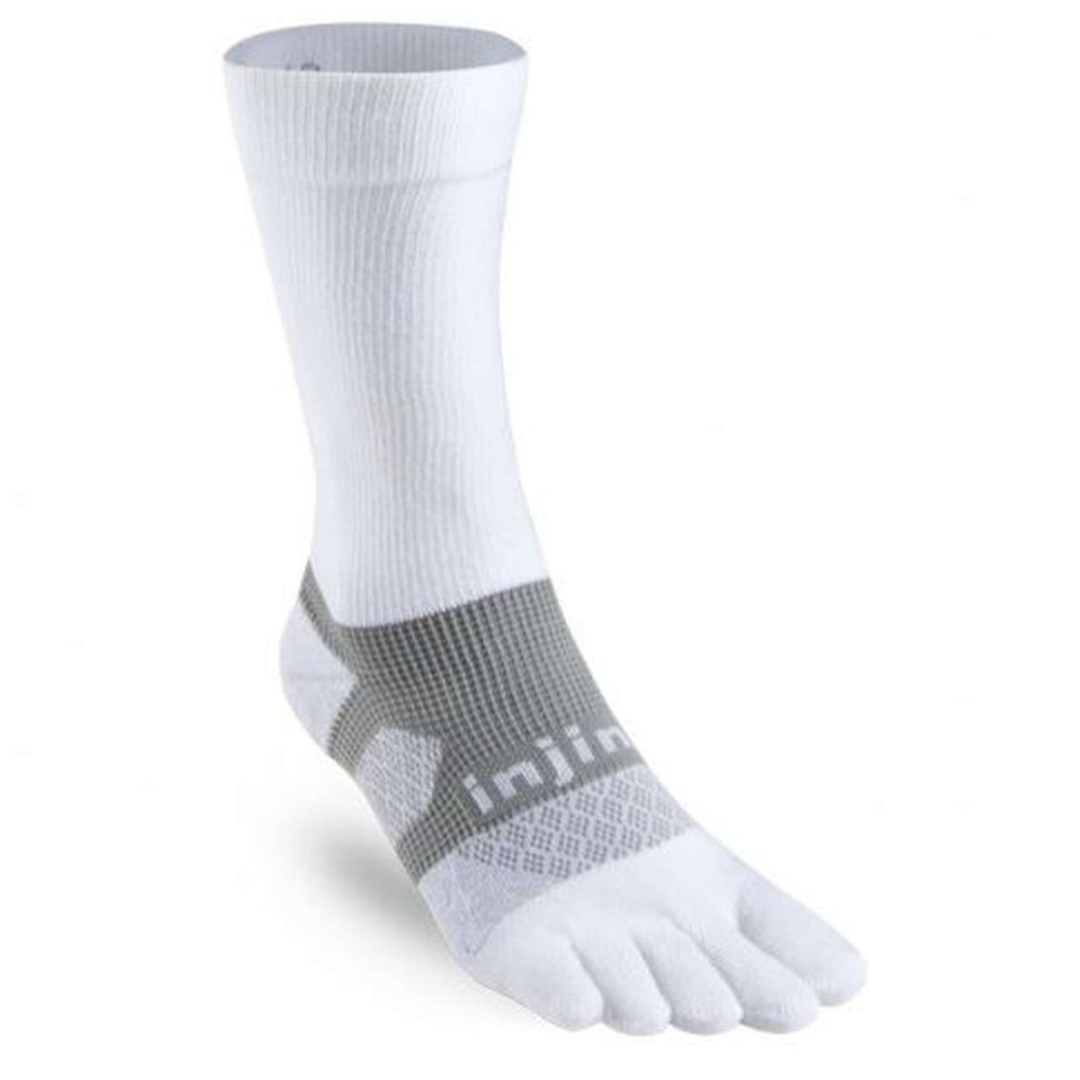 Injinji Multi Sport Midweight Tå-sokker Hvid (Crew)